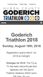 Mobile Screenshot of goderichtriathlon.com